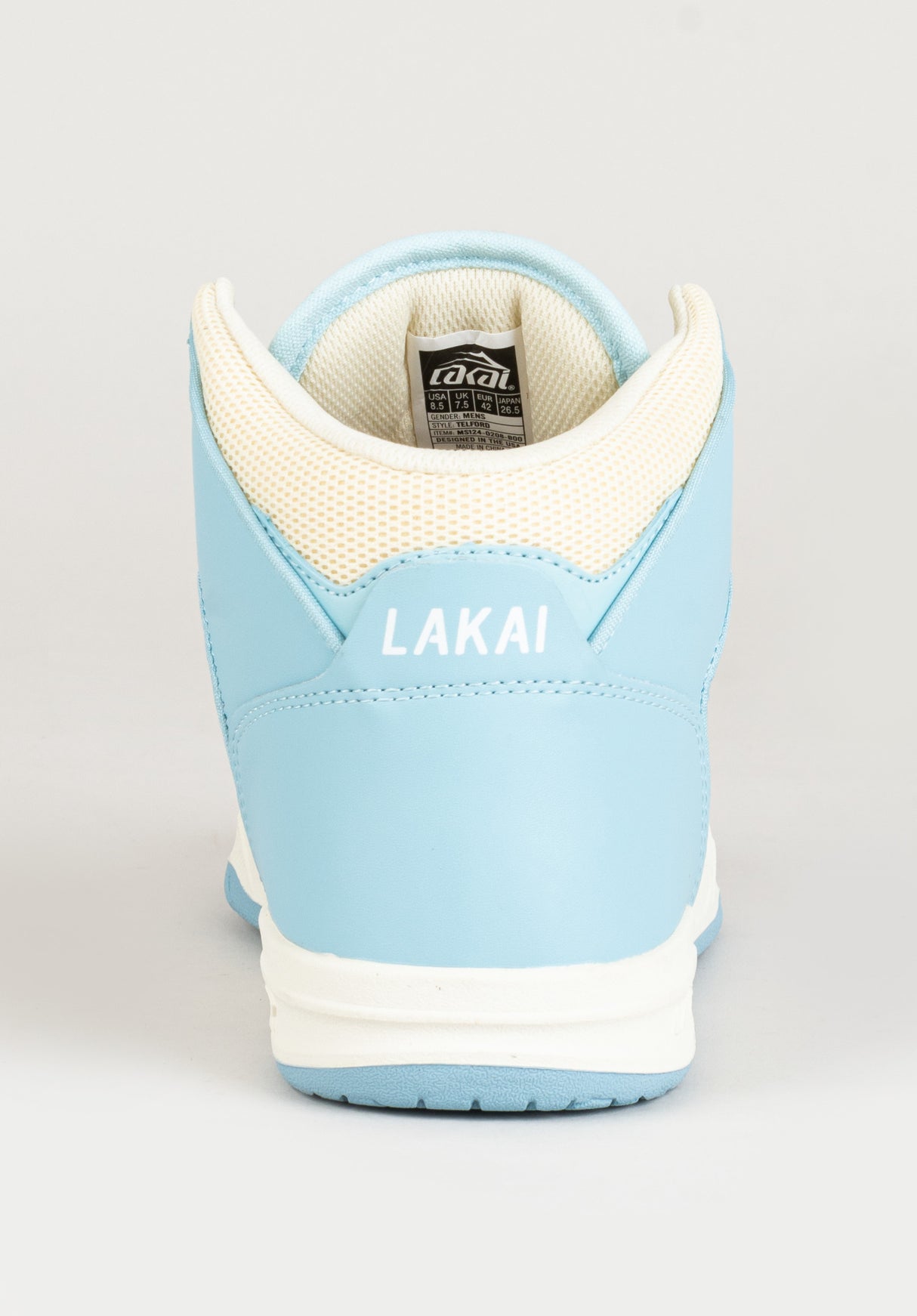 Telford lightblue-cream Seitenansicht