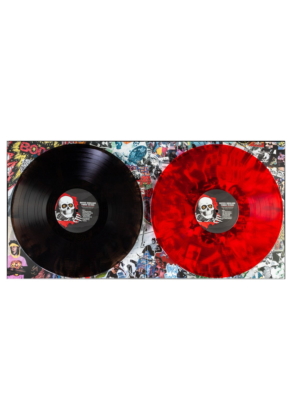 Vinyl LP Bones Brigade Video Tunes multicolored Closeup2