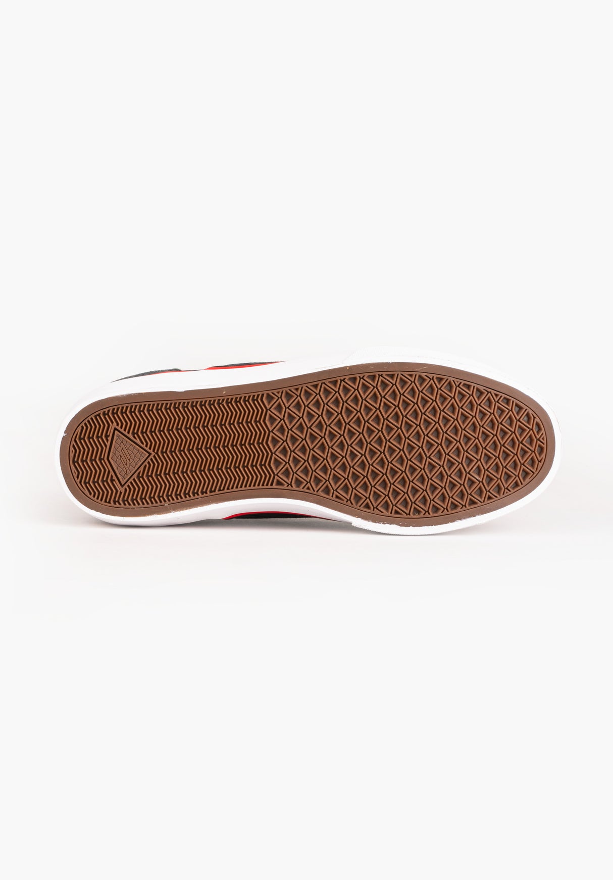 Wino G6 Slip-On darkgrey-black-red Closeup1