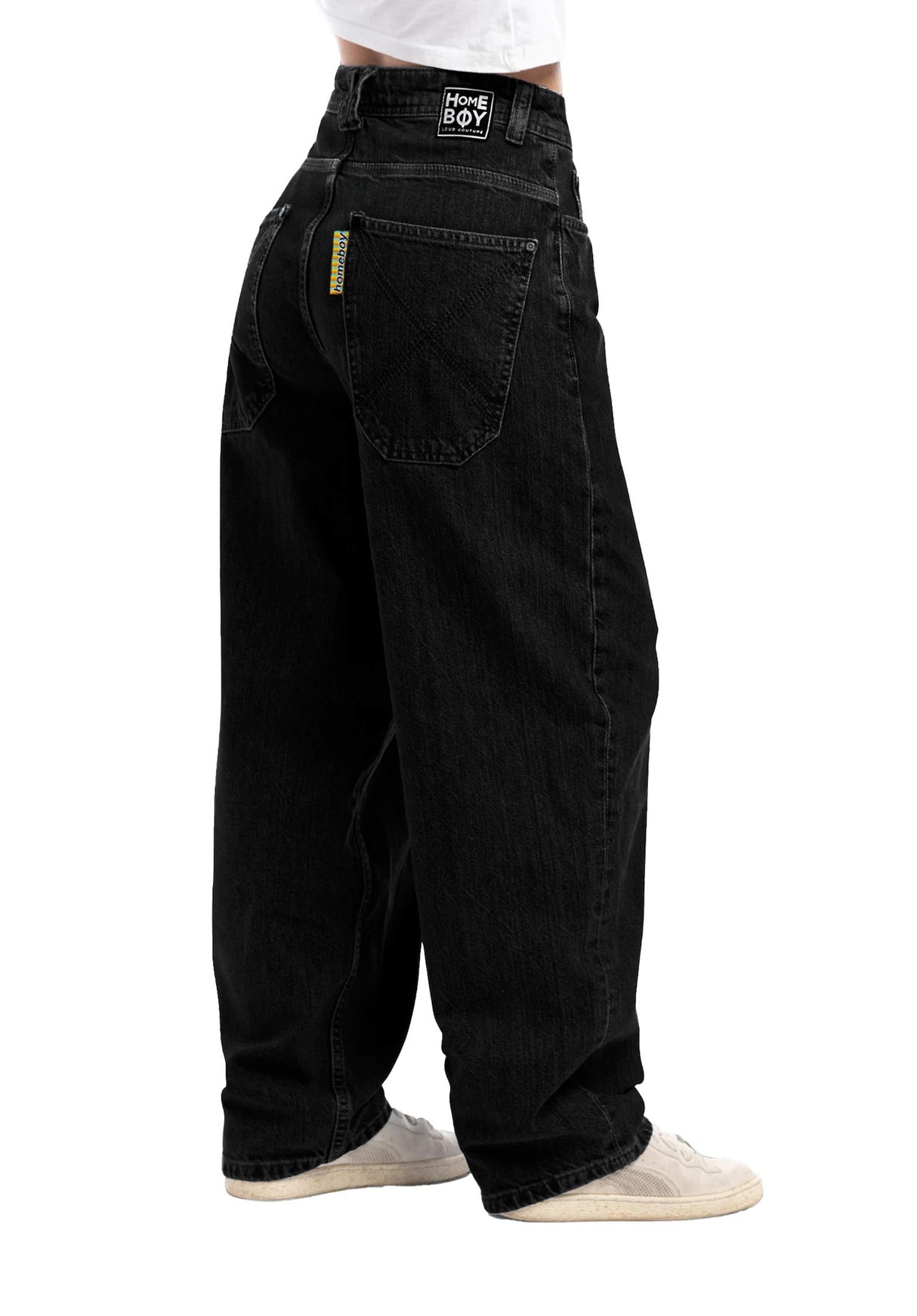 X-tra Monster Denim washedblack Rueckenansicht