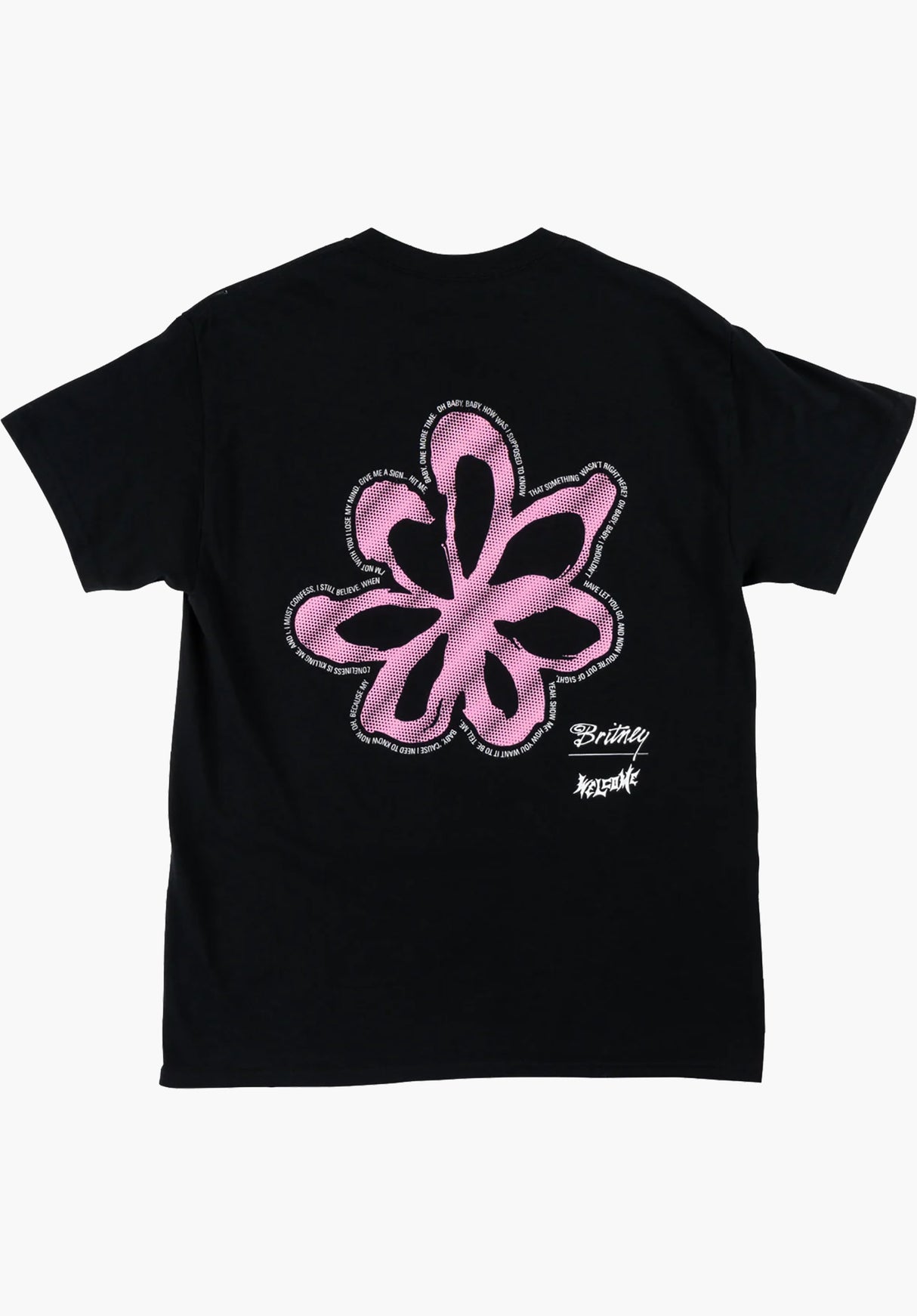 x Britney Spears Flower black Rueckenansicht