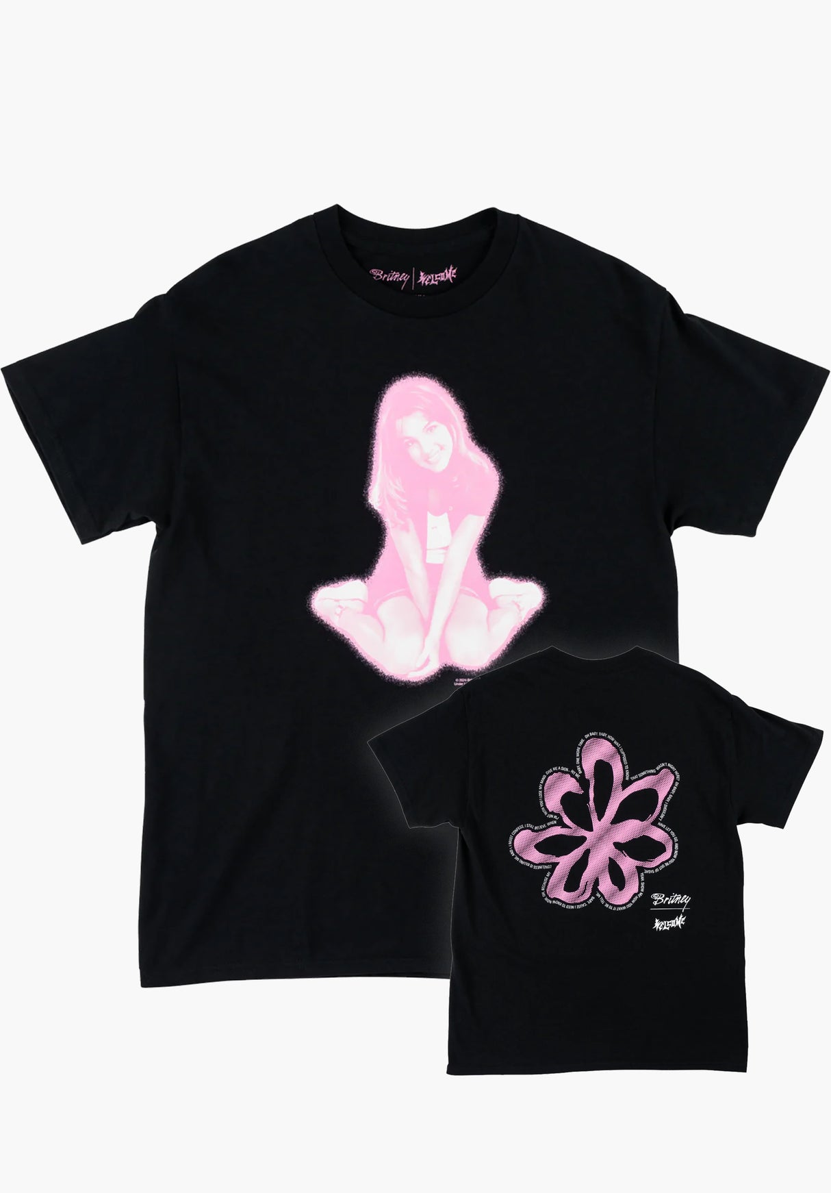 x Britney Spears Flower black Vorderansicht