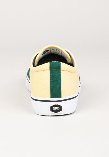 Clubman vanilla-darkgreen-white Seitenansicht