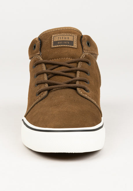 Hudson Mid coffee-cord-white Rückenansicht