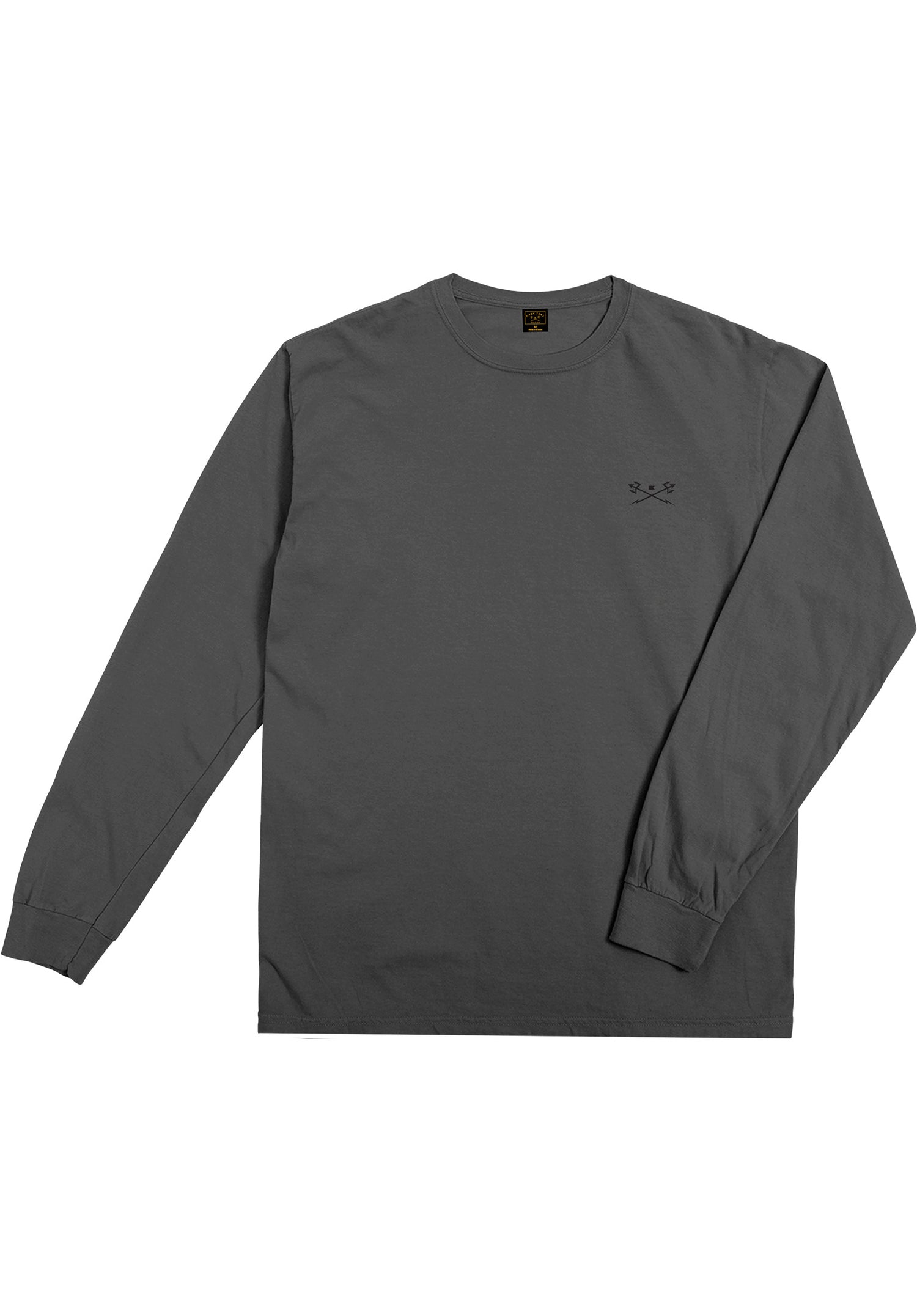 Go-To- Pigment Dyed Longsleeve graphite Vorderansicht Zoom Image