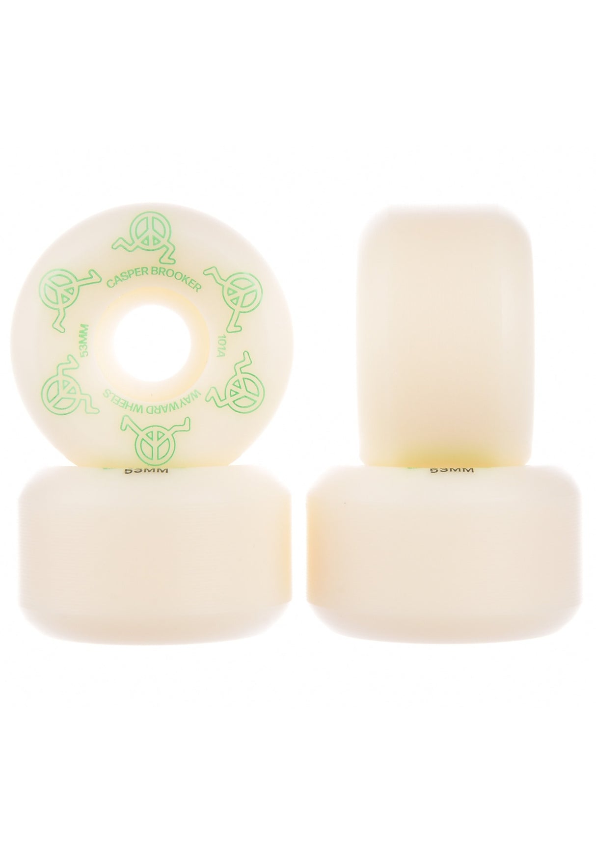 Brooker USA MAde Harder Formula 101A Q1 white Rückenansicht