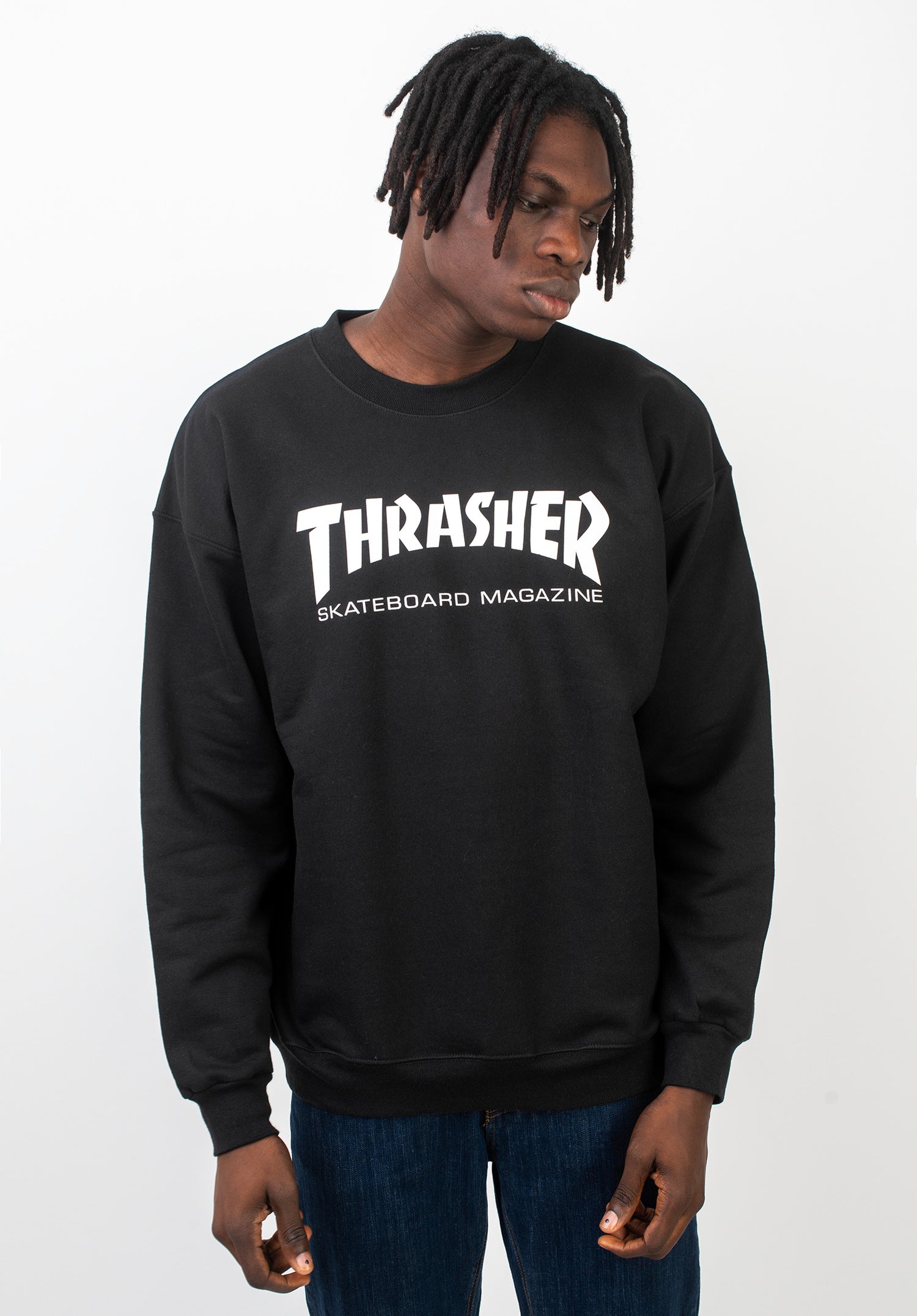 Skate-Mag Crewneck black Vorderansicht Zoom Image