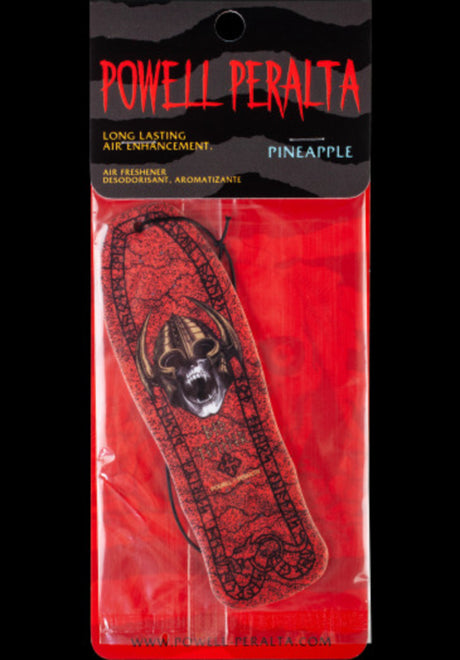 Powell-Peralta Per Welinder Nordic Skull Air Freshsener Pineapple diverser Artikel red – Vorderansicht