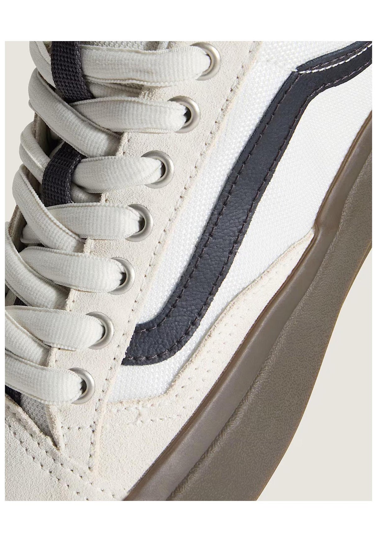 Vans Skate Old Skool 36 + Schuhe Jungs marshmallow-gum – Oberansicht
