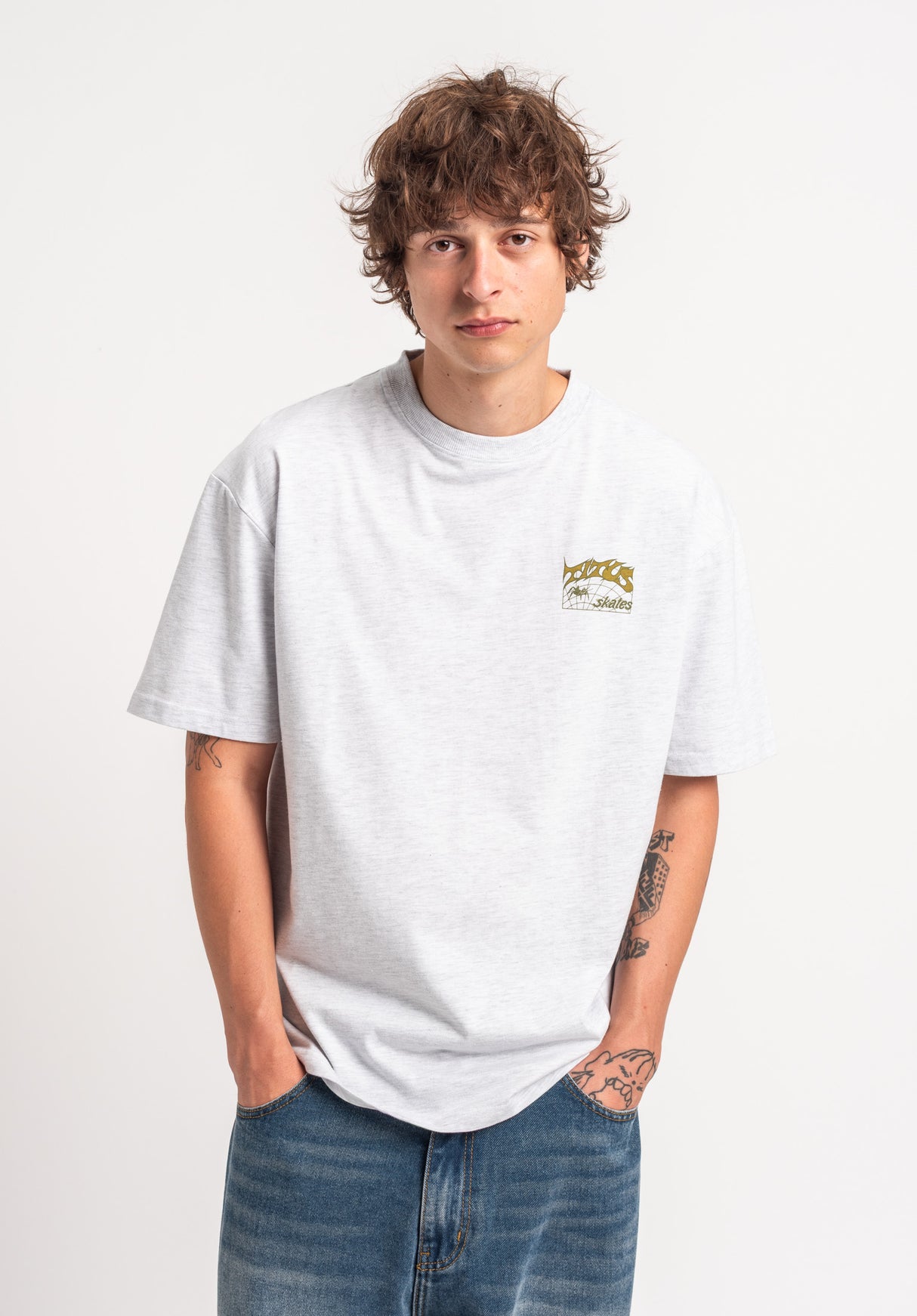 TITUS Heritage Classic T-Shirt white-mysticyellow – Rückenansicht