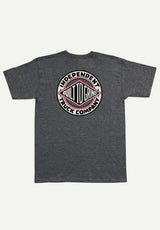 Independent BTG Summit heavyweight T-Shirt darkheather – Rückenansicht