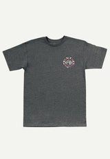 Independent BTG Summit heavyweight T-Shirt darkheather – Vorderansicht