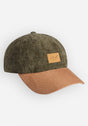 Arc Suede Cap oliveleaf-cord Vorderansicht