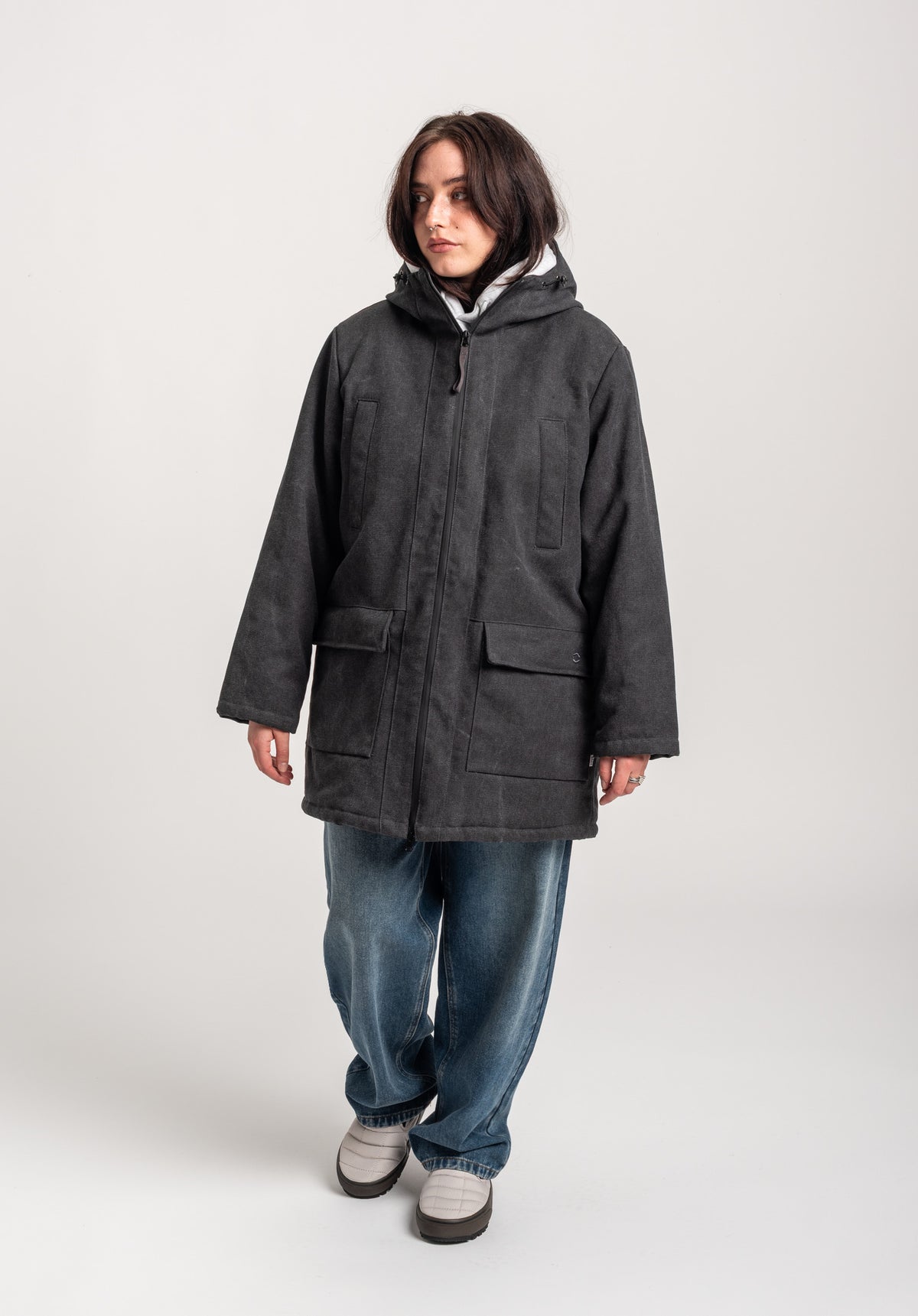TITUS Baton Winterjacke blackwashed – Oberansicht