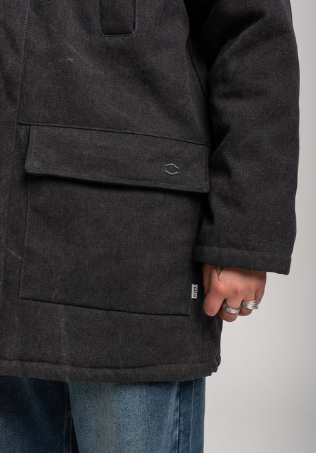 TITUS Baton Winterjacke blackwashed – Seitenansicht