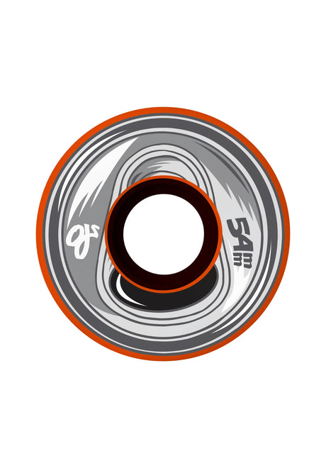 OJ Wheels Frozen Energy Keyframe 92A Rolle orange – Vorderansicht