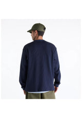 New Balance Numeric Waffle Knit Longsleeve night – Rückenansicht