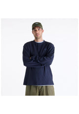 New Balance Numeric Waffle Knit Longsleeve night – Vorderansicht