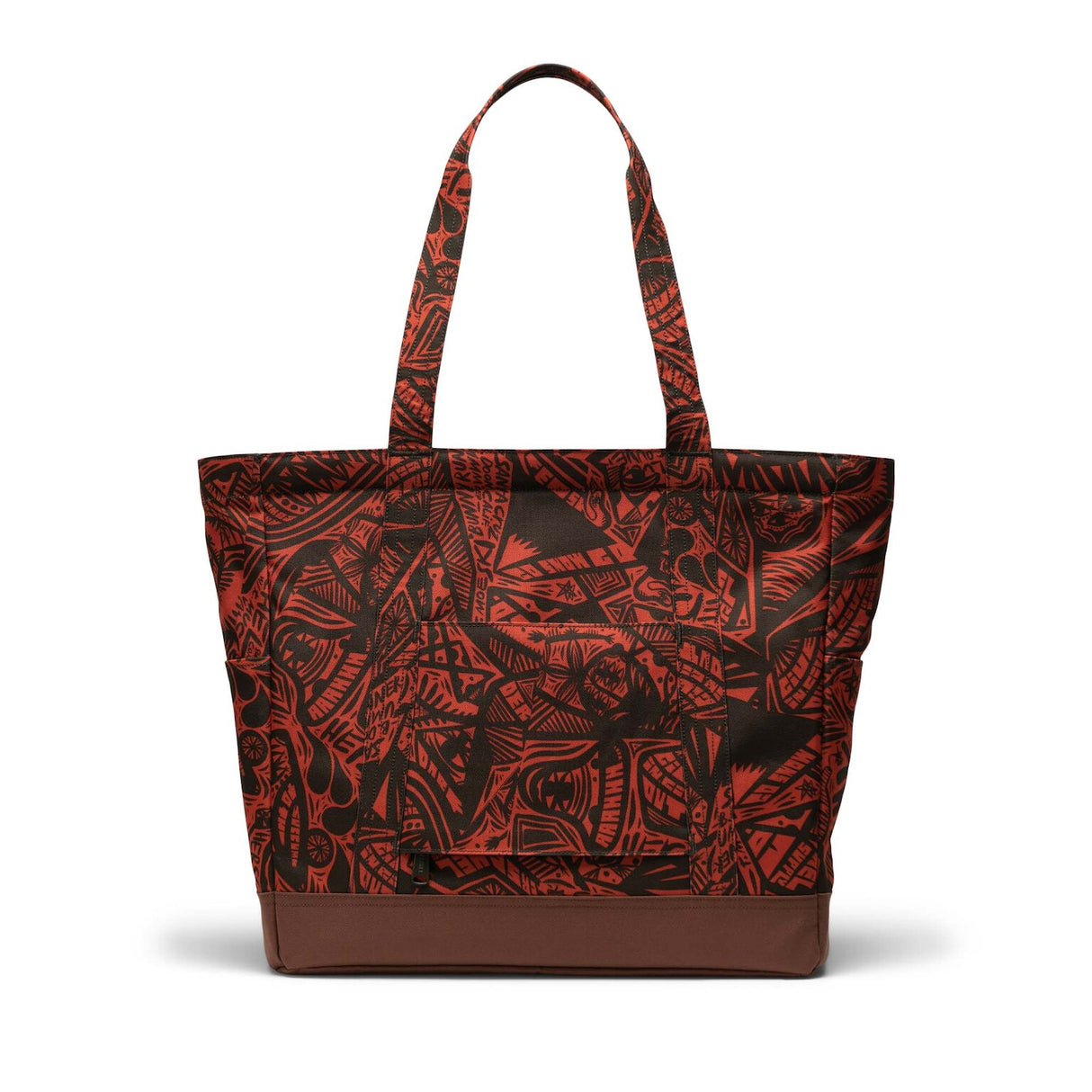 Herschel Thomas Campbell Heritage Tote Tasche TC forest night-saddle brown – Rückenansicht