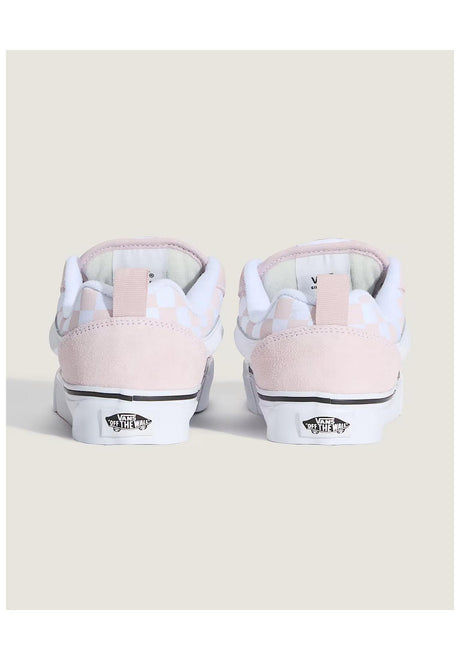 Vans Knu Skool Schuh-Kids checkerboard-palepetal-pink – Detailansicht 2