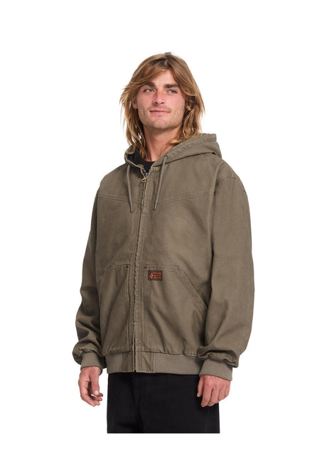 Volcom Hamilstorm Winterjacke earth – Vorderansicht