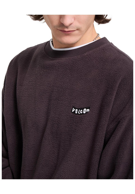 Volcom Too Kool Sweatshirt raisin – Oberansicht