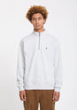 Single Stone Quarter Zip boneheather Vorderansicht