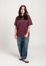 TITUS W Heritage Clean T-Shirt darkberryfaded – Seitenansicht