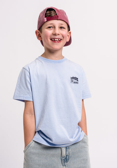 TITUS Heritage Clean Kids T-Shirt  heavenbluefaded – Detailansicht 1