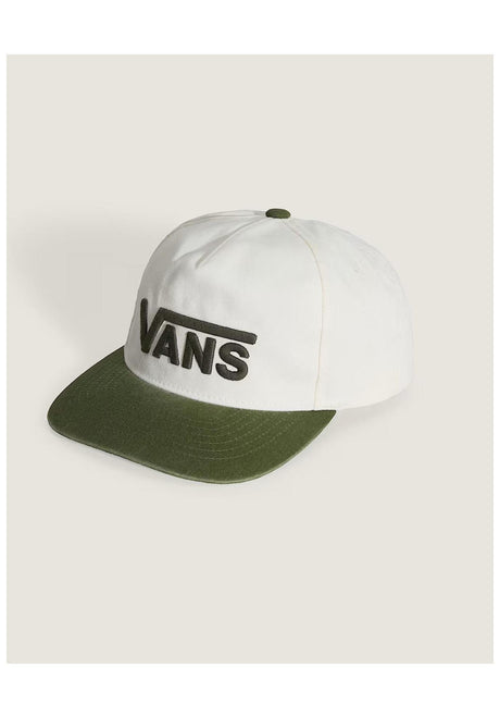 Vans Drop V Logo Snapback Cap green-balsam – Vorderansicht
