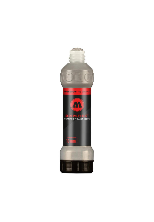 Dripstick Permanent Paint 860 DS Marker 10mm metalliccrome Vorderansicht
