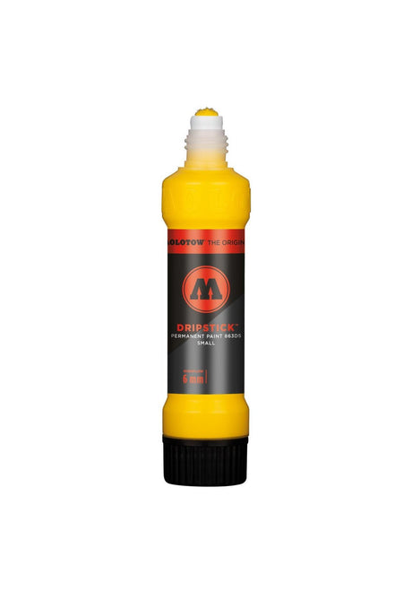 Molotow Dripstick Permanent Paint 863 DS Marker 6mm Sprühdose zinkgelb – Vorderansicht