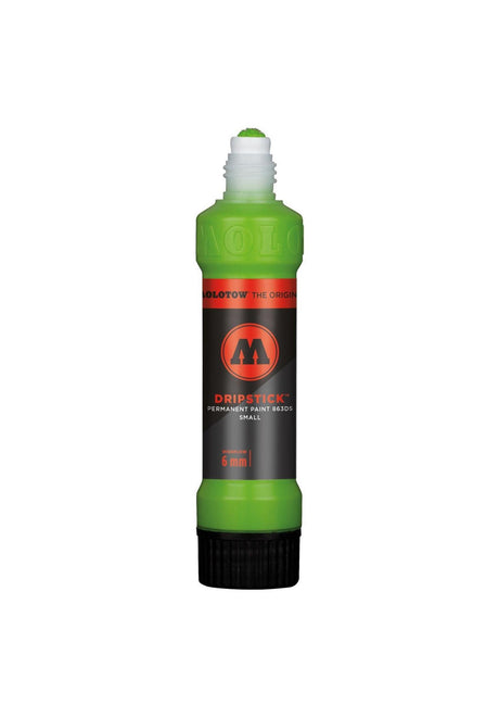 Molotow Dripstick Permanent Paint 863 DS Marker 6mm Sprühdose cremegruen – Vorderansicht