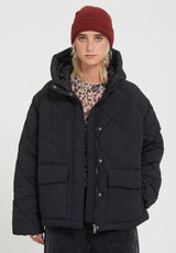 Volcom Out Of Boxy Puff Winterjacke black – Vorderansicht