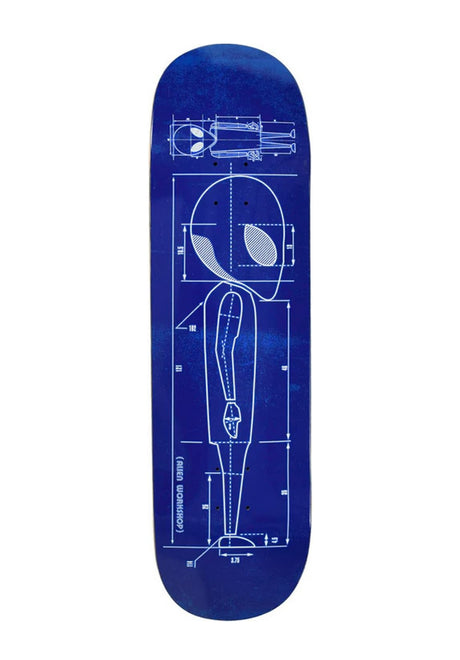 Alien-Workshop Blueprint Deck navy – Vorderansicht