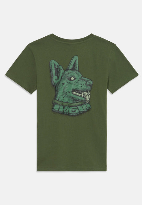 Santa-Cruz Youth Winkowski Dog T-Shirt darkmoss – Vorderansicht