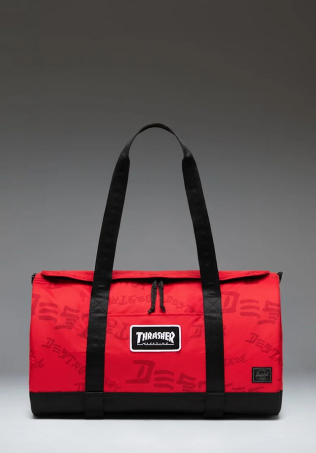 x Thrasher Skate Duffle racing rd/brbds chrry Vorderansicht
