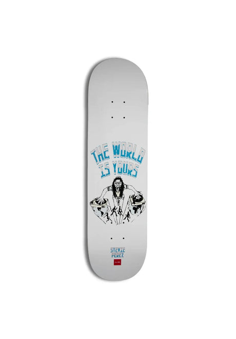 Chocolate Perez World Is Yours Deck white – Vorderansicht