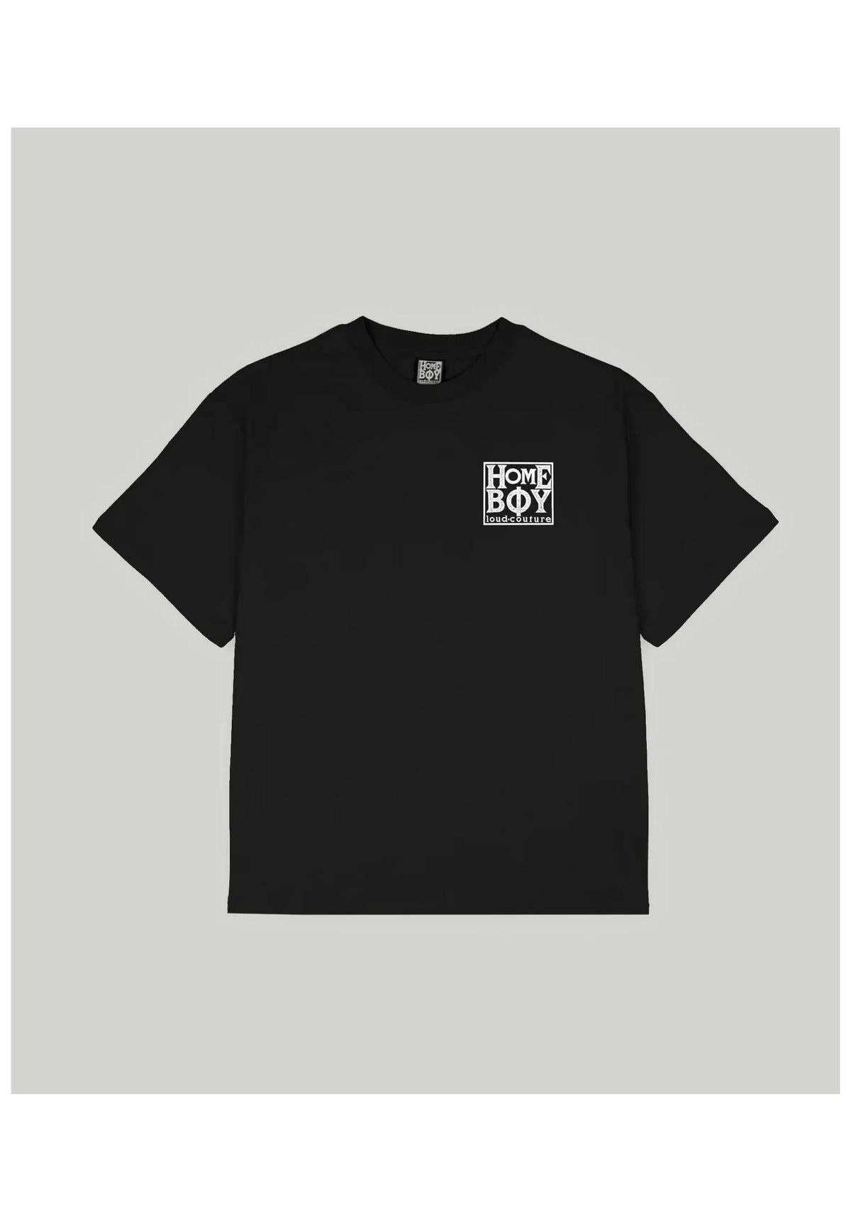 Homeboy Old School T-Shirt black – Rückenansicht