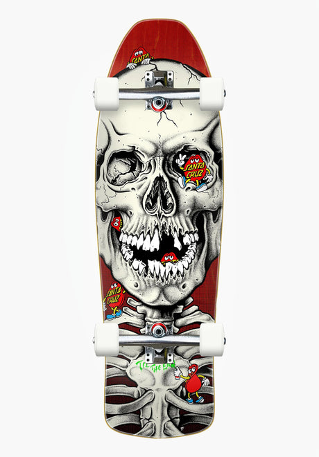 Santa-Cruz Dot Dudes Shaped Cruiser-Komplett multicolored – Vorderansicht