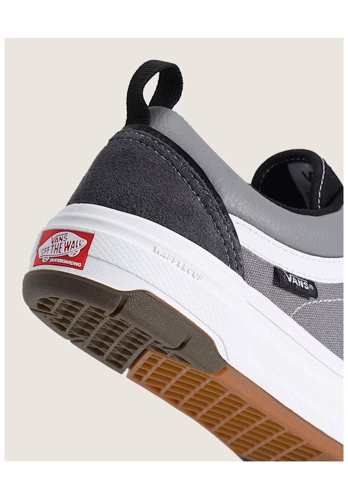 Vans Skate Old Skool Wafflecup Schuhe Jungs 2-tone-grey – Seitenansicht