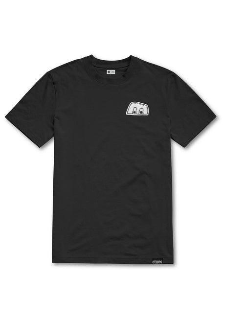 x Fos Tee black-white Rueckenansicht