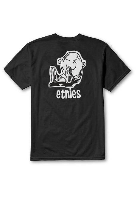 x Fos Tee black-white Vorderansicht