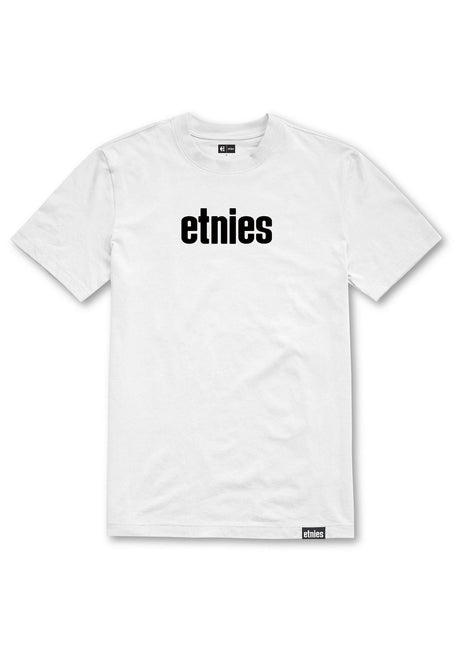 Wordmark Tee white Vorderansicht