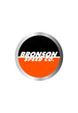 Spot Logo Silver Foil 4 Sticker black-orange Vorderansicht
