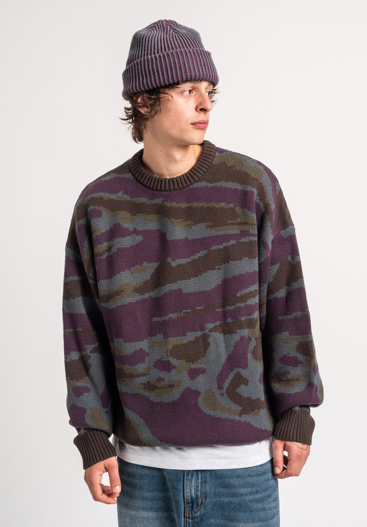 TITUS Nalei Strickpullover darkberry-ao – Rückenansicht