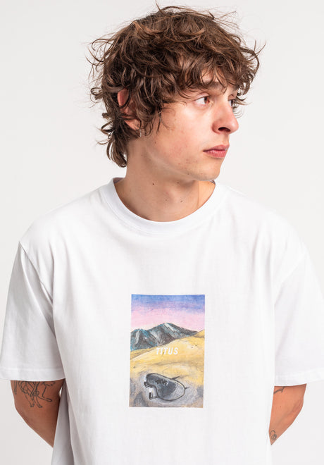 TITUS Taya T-Shirt white – Rückenansicht