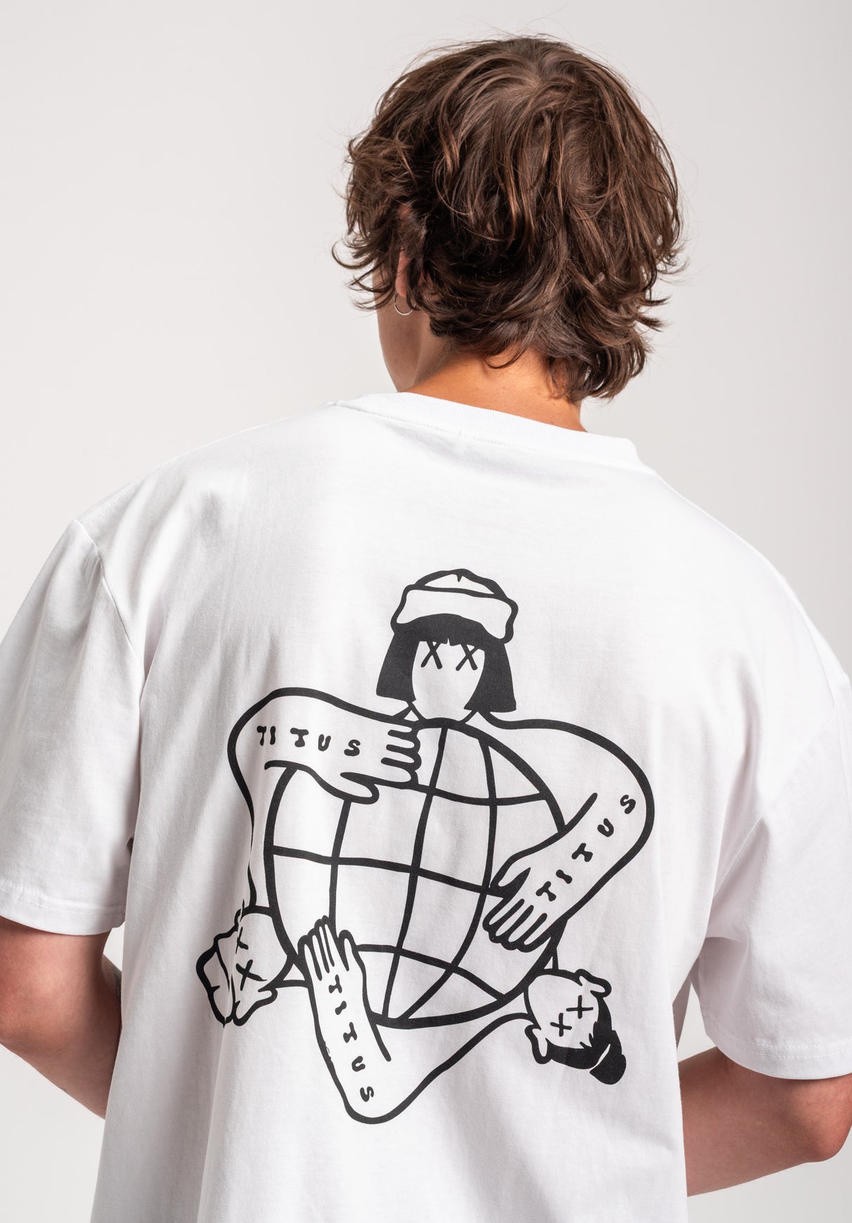 TITUS Nari T-Shirt white – Detailansicht 1