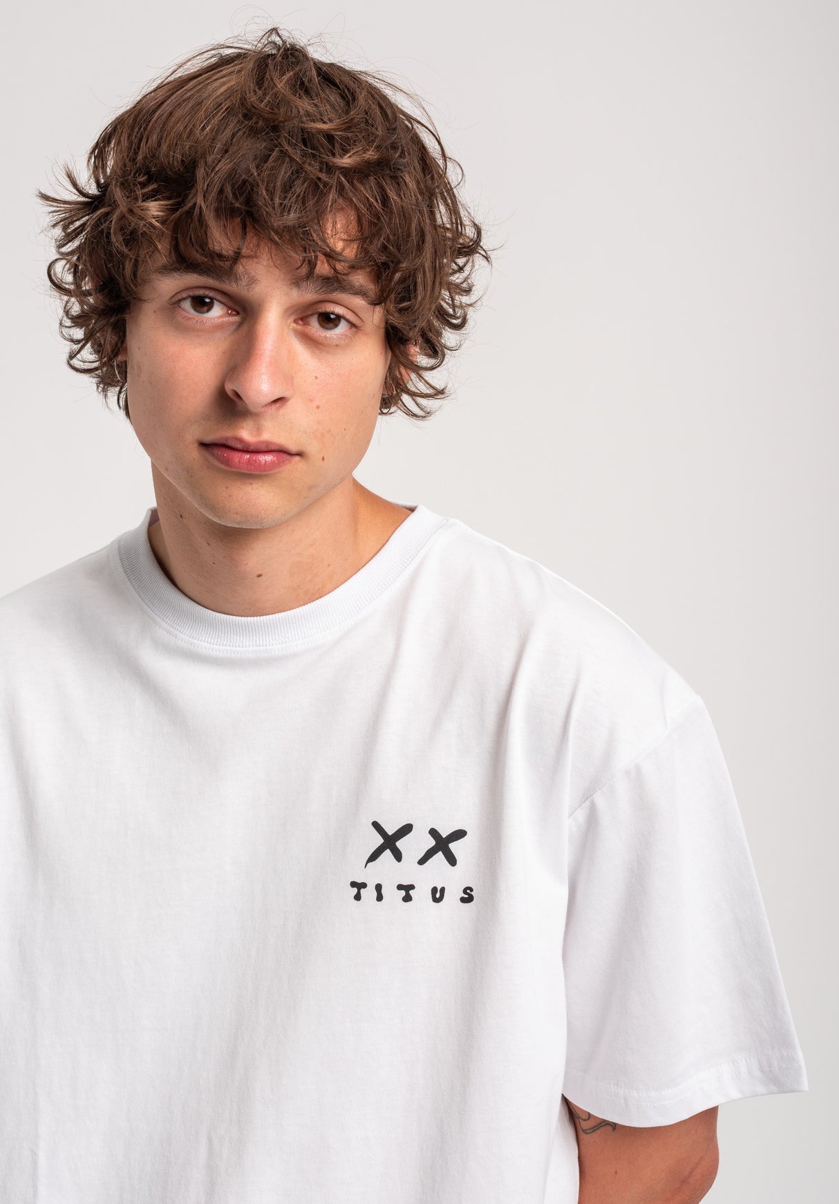 TITUS Nari T-Shirt white – Rückenansicht