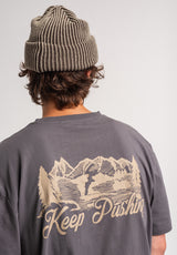 TITUS Nika T-Shirt greyblue – Detailansicht 1